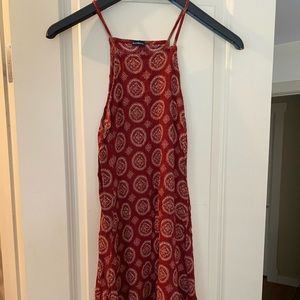 Brandy Melville A line Dress in Red (Boho Style)